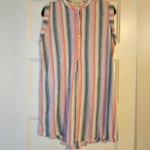 Anthropologie Cloth & Stone Women's Striped Dress sz medium